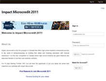 Tablet Screenshot of microcredit2011.myreviewroom.com